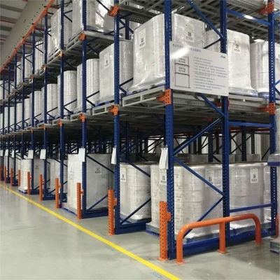 Rack Structure Heavy Duty Drive-In Pallet Storage System For Warehouse Organization