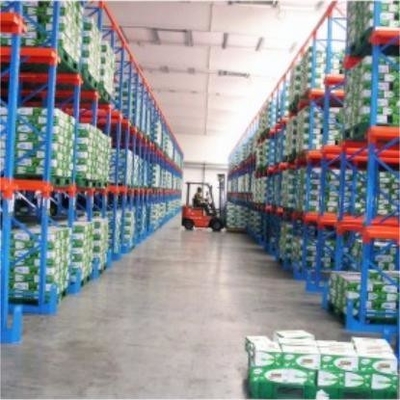 Rack Structure Heavy Duty Drive-In Pallet Storage System For Warehouse Organization