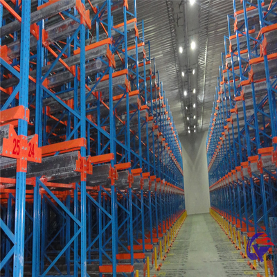 Supermarket Radio Shuttle Racking System Powder Coating Surface 1200x1200x3600mm