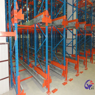 Supermarket Radio Shuttle Racking System Powder Coating Surface 1200x1200x3600mm