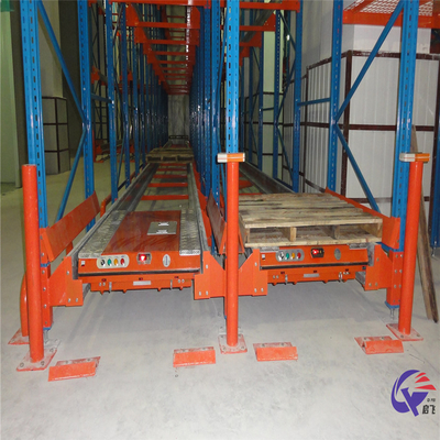 Steel Heavy Duty Pallet Shuttle Rack , Radio Shuttle System