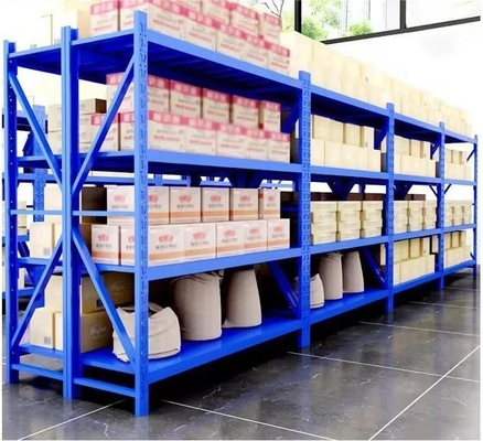 Medium Duty Warehouse Storage Shelves Racking with Rust-Resistant Coating Height 0-5m