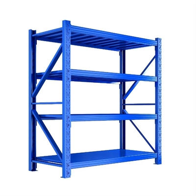 Medium Duty Warehouse Storage Shelves Racking with Rust-Resistant Coating Height 0-5m