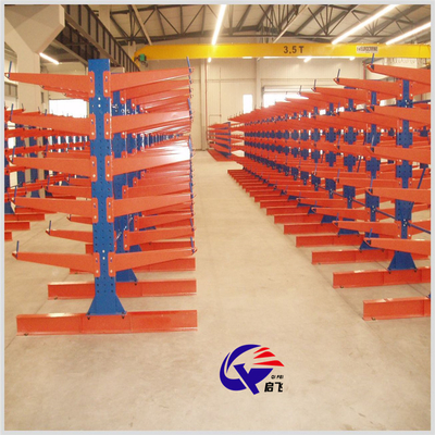 Conventional Double Side Cantilever Warehouse Racking , Custom Cantilever Racks