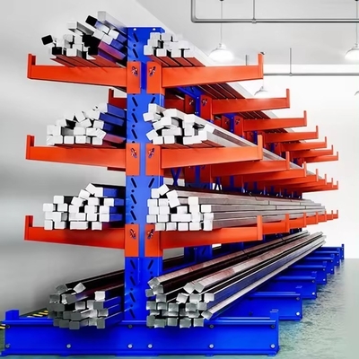 H Beam Industrial Cantilever Warehouse Racking For Pipe Storage SGS Certificate