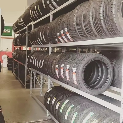 Stackable Heavy Truck Tire Pallet Racking Motorcycle Spare Tyre Rack With QF-stack Design