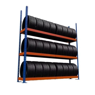Stackable Heavy Truck Tire Pallet Racking Motorcycle Spare Tyre Rack With QF-stack Design