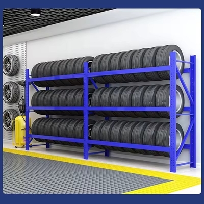 Garage Shelves Tire Storage Rack With Q235 Material 1500kg Capacity Organization