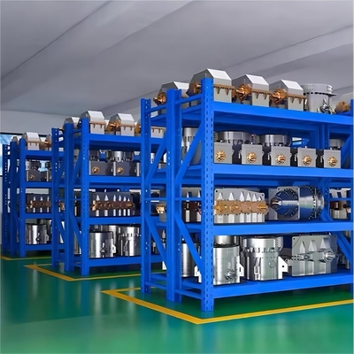 QF-Medium Duty Warehouse Metal Long Span Shelving 4 Layers Standing Shelf For Storage