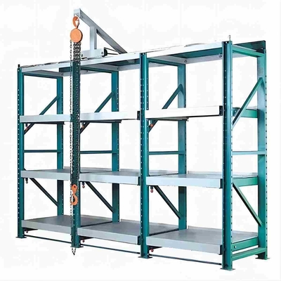 Heavy Duty Mold Rack Metal Sliding Drawer Injection Mould Shelves