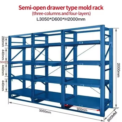 Q235 Raw Material Development Conventional Mold Rack For Heavy Duty Mould