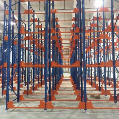 800*800*80 Plastic Drive Through Racking For Improved Warehouse Organization