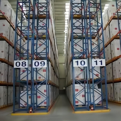Galvanized / Powder Coating Heavy Duty Shelving For Fixed Mobility VNA Pallet Racking