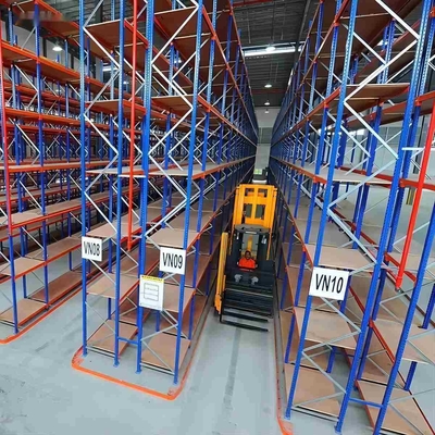 Galvanized / Powder Coating Heavy Duty Shelving For Fixed Mobility VNA Pallet Racking
