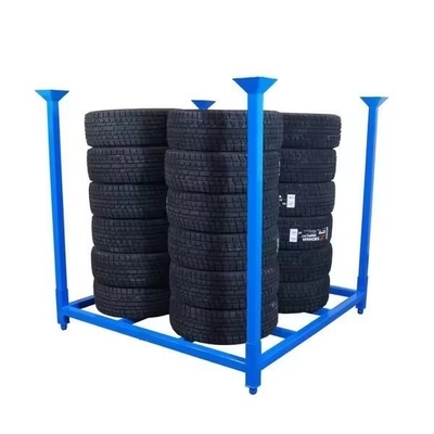 Easy to Assemble Heavy Duty Portable Metal Stack Racks for Common Tires 0-5m Height