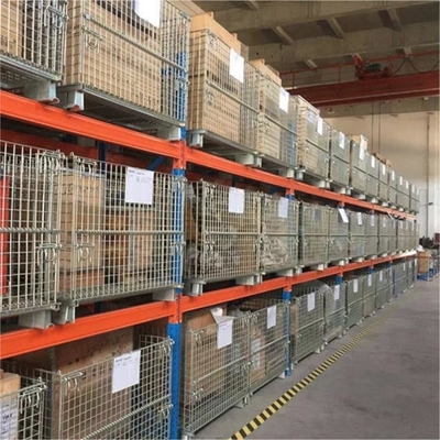 2000*600*2000 Closed Open Welded Wire Mesh Basket for Warehouse Transport