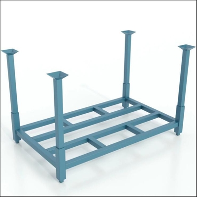 Adjustable Steel Stacking Racks For Space-Saving Warehouse Storage Solutions