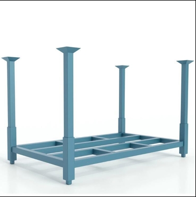 Adjustable Steel Stacking Racks For Space-Saving Warehouse Storage Solutions