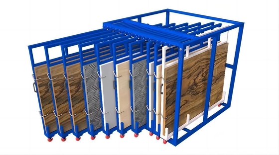 Customized Metal Sheet Roll Out Rack For Cleaning Workshop Package Gross Weight 100.000kg