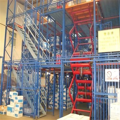Sistema RAL Sistema de almacenamiento de color de mezzanine Capacidad de 300-1500 Kgs por metro cuadrado