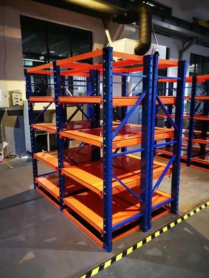 Drawer Type Metal Storage Mold Rack with Adjustable Mobility Crane and Powder Coating