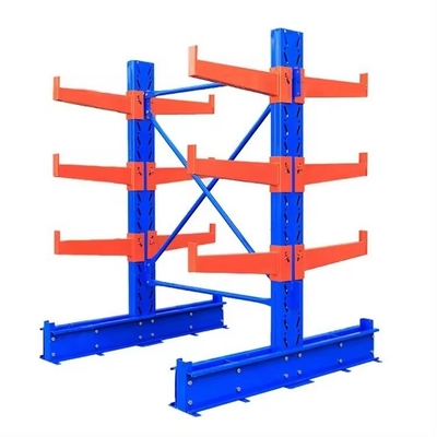 Customized Cantilever Warehouse Racking , Heavy Duty Cantilever Racks SGS ISO Certified
