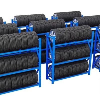 Estante de neumáticos para almacenamiento de almacenamiento para camiones neumáticos para motocicletas neumáticos de repuesto pallet Racking