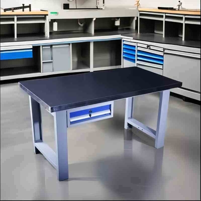 Technicians' Fixed Mobility Multi-Functional Workbench Height 5-15m Steel Construction