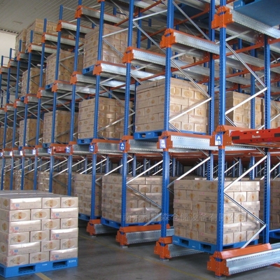 800*800*80 Plastic Drive Through Racking For Improved Warehouse Organization