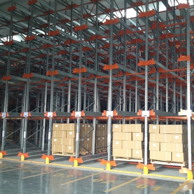 800*800*80 Plastic Drive Through Racking For Improved Warehouse Organization