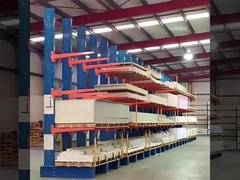 Estantes de almacén con voladizo industrial, con vigas H, con voladizo de doble cara