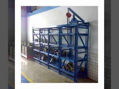Sistema de estantería de molde recubierto en polvo ajustable con 2-5 capas en azul